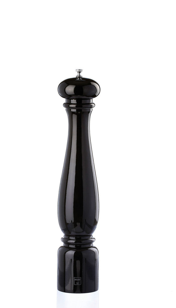 FIRENZE PEPPER MILL BLACK GLOSSY BEECH WOOD 32 CM