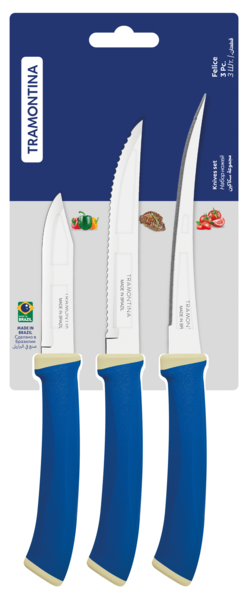 Felice Vegetable and Fruit Knives Set of 3