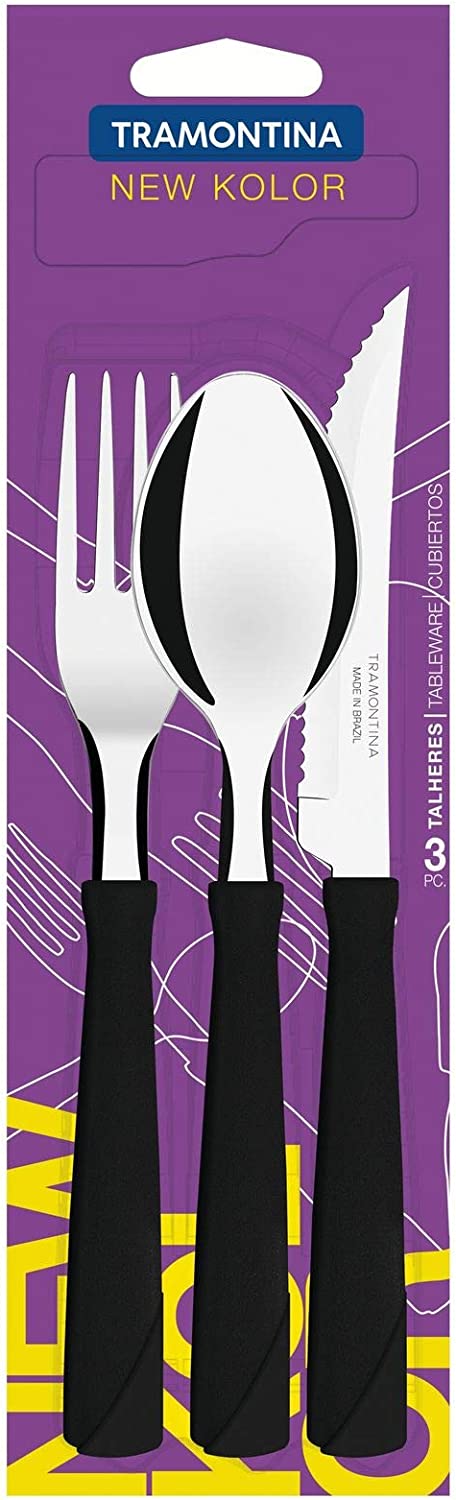 New Kolor Flatware 3 Pcs Set