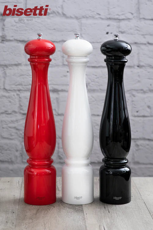 FIRENZE PEPPER MILL RED GLOSSY BEECH WOOD 32 CM