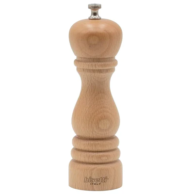 ROMA PEPPER MILL NATURAL WOOD 18 CM