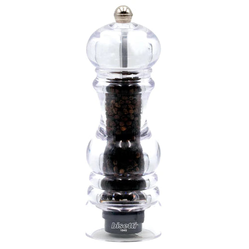 MILANO PEPPER MILL ACRYLIC 17.5 CM ROUND