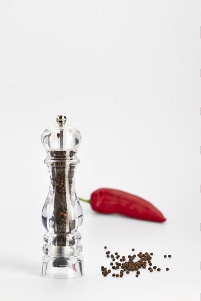 MILANO PEPPER MILL ACRYLIC 22 CM ROUND