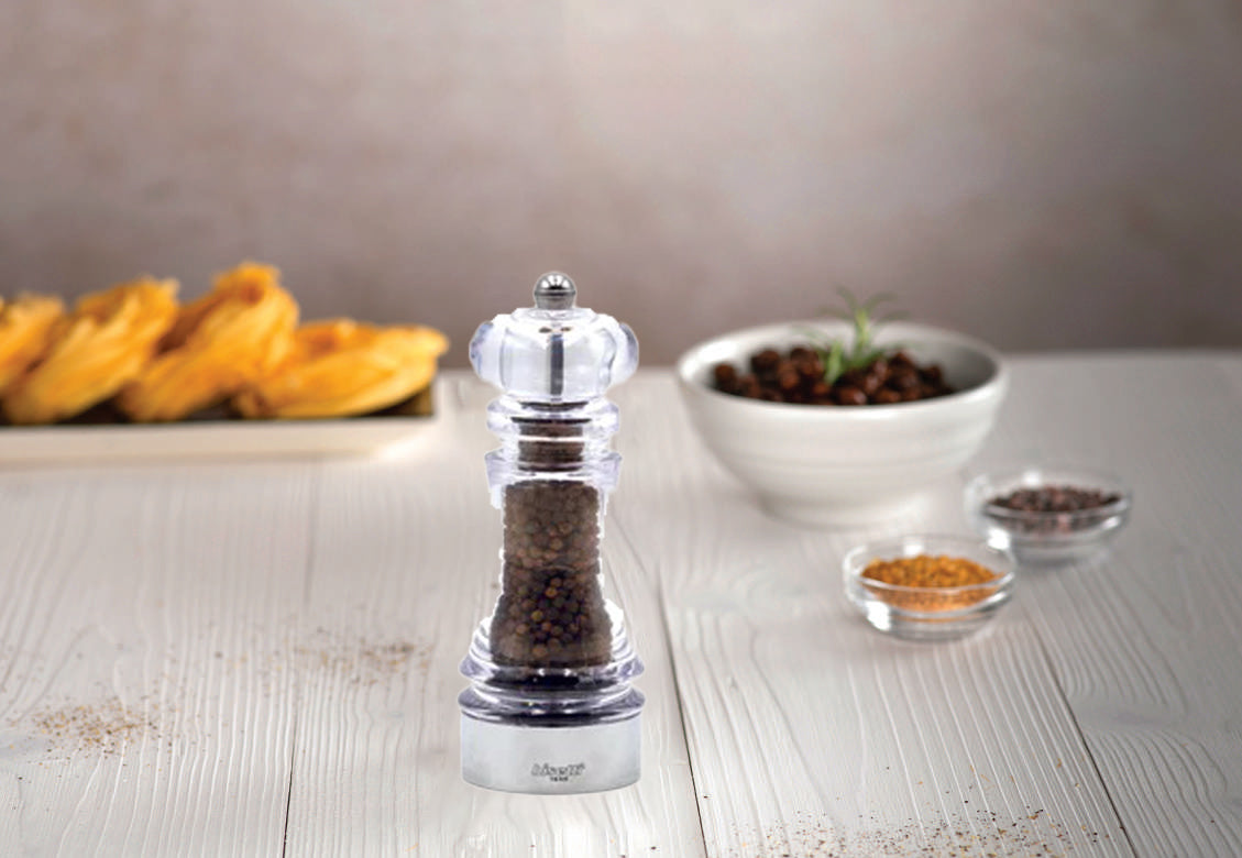 PERUGIA PEPPER MILL 18 CM ROUND