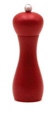 RIMNI PEPPER MILL BURGANDY MATT 18 CM