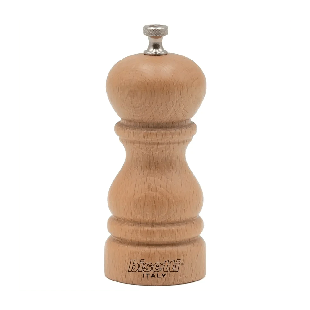 ROMA PEPPER MILL NATURAL WOOD 13 CM