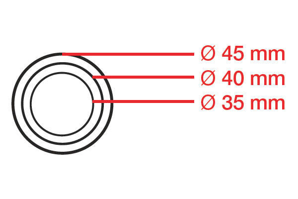 Fiberglass with Circles - 60 x 40 mm