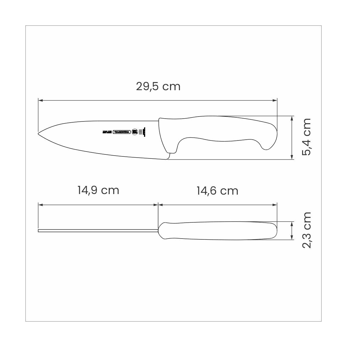 6" Broad Chef Knife