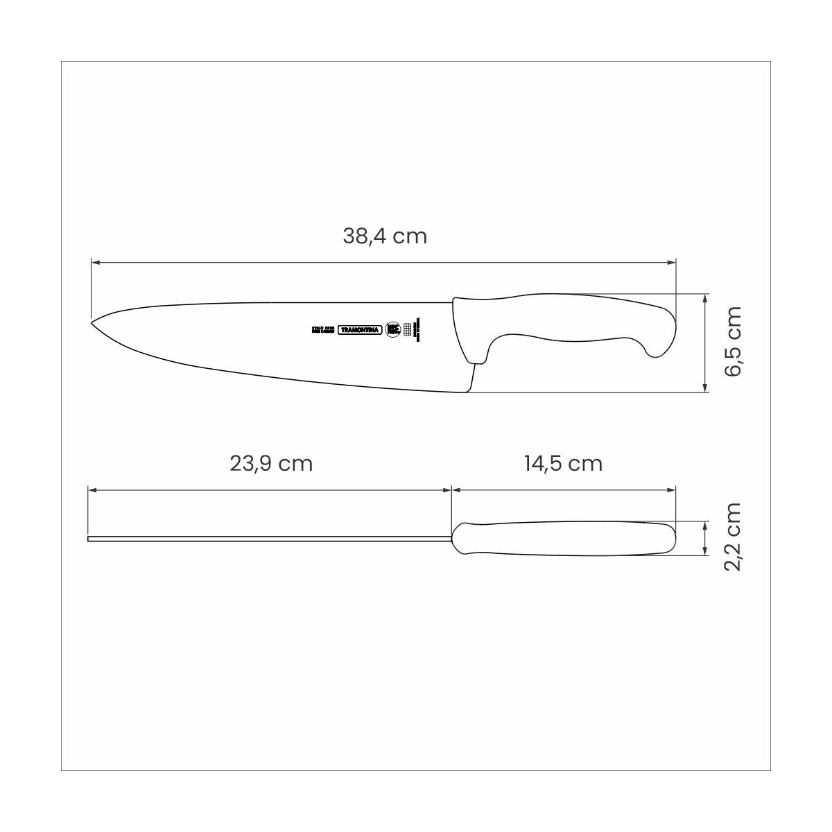 10" Broad Chef Knife